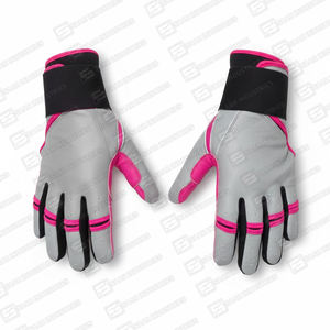 Gants de frappe de baseball professionnels en cuir de vachette véritable personnalisés SAAR INDUSTRIES, respirants, légers et durables - Product Image 3