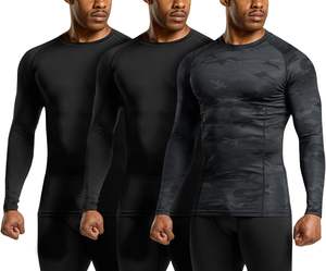 Mens Long Sleeve Rash Guard Womens Long Sleeve Floral Rash Guard Compression Swim Surf Beach <b>Athletic</b> Shirt - Product Image 4