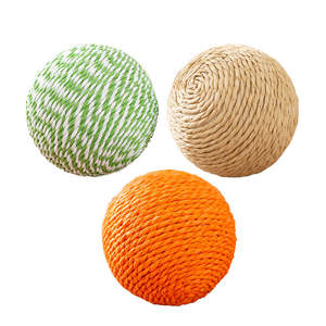 Juguete Ecológico y Moderno para Gatos, Pelota Interactiva de Sisal para Limpiar los Dientes - Product Image 1