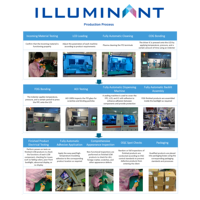 شاشة عرض TFT-LCD مقاس 4.3 بوصة بدقة 800×480 وسطوع 500 شمعة/م2، واجهة RGB مع وصلة FPC، تعمل بدرجة حرارة -20 إلى 70 درجة مئوية، وحدة عرض مخصصة مع إضاءة خلفية LED