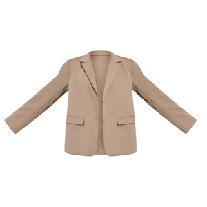 Blazer de luxe sur mesure pour femme, veste de bureau à manches longues, costume ajusté, manteau formel élégant pour affaires, fabricant OEM ODM en gros - Product Image 3