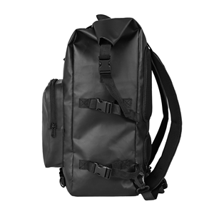 Toproll Fashion Gym sac à dos étanche PU vinyle avec fermeture à glissière élégant sac de sport - Product Image 4