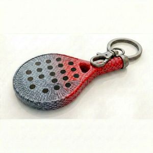 Llavero de Goma Personalizable al por Mayor con Forma de Raqueta de Tenis y Pádel, con Logotipo Personalizado, Material Duradero, Tamaño Personalizado para Regalos de Eventos - Product Image 2