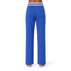 กางเกงวอร์มผู้หญิง Zeta Phi Beta สีน้ำเงินรอยัล กางเกงวอร์มเอวยางยืดสีขาว มีเชือกผูก ทรงขาตรง ขายส่ง - Product Image 2