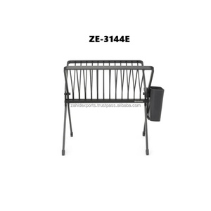 Stylish Handmade Stainless Steel <b>Basket</b> Organizer with Stands <b>Dishwasher</b> & Oven Safe Tabletop Storage for Dining Room Display - Product Image 2