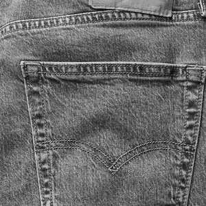 Jeans de Mezclilla para Hombre, Corte Recto, Lavado a la Piedra, Cintura Media, Corte Regular, Algodón, Casual, para Otoño - Product Image 5