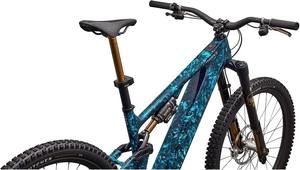 Bicicleta Eléctrica de Montaña de Fibra de Carbono 2026 G4 Astral Blue Dark Navy Chrome Strata con Suspensión Completa E-MTB 29er - Product Image 4