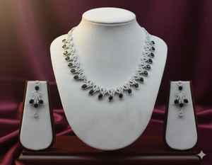 ชุดสร้อยคอทองเหลืองโบราณเคลือบด้านสำหรับผู้หญิง ทนทานต่อการขีดข่วน เหมาะสำหรับการสวมใส่แบบดั้งเดิม งานเฉลิมฉลอง และคอลเลกชันเจ้าสาว - Product Image 5