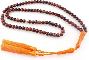Tasbeeh de cuentas naturales para uso cultural y religioso. Tasbeeh de cuentas hecho a mano para una vida espiritual sostenible a precio económico. - Product Image 6