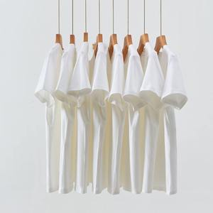 T-shirt décontracté pour homme, coupe ajustée, 100 % coton, délavé à l'acide, doux, manches courtes, été, avec logo personnalisé imprimé, vente en gros OEM - Product Image 5