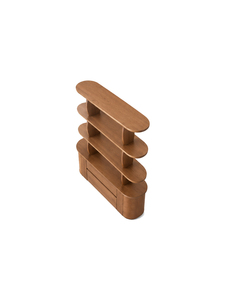 Estantería Moderna de Madera Maciza con 6 Estantes, Librería Independiente, Mueble de Almacenamiento para Sala de Estar u Oficina en Casa, Diseño de Mediados de Siglo - Product Image 4