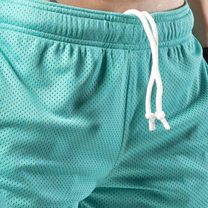 Pantalones Cortos de Malla Personalizados de Última Tendencia para Hombre, Pantalones Cortos de Malla Transpirables de Alta Calidad con Estampado y Bolsillos Laterales - Product Image 6