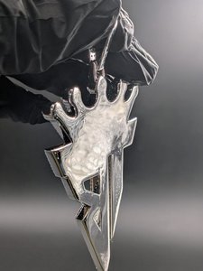 Pendentif fait main serti de diamants Moissanite VVS taille ronde, style Hip Hop, luxe, bling, personnalisé, unisexe - Product Image 3