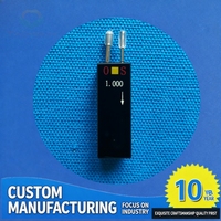 TQ10-F Aluminum-Clad Quartz Flow Cell 32uL 10mm Path UV-Vis-NIR Spectrophotometer Cuvette