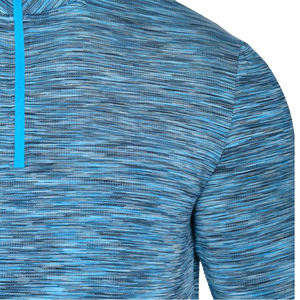 เสื้อผ้ากีฬาแบบสวมใส่สบาย แห้งเร็ว กระชับกล้ามเนื้อ พิมพ์ลาย OEM เป็นมิตรกับสิ่งแวดล้อม พร้อมบริการสกรีนแบรนด์ตามสั่ง เสื้อแจ็คเก็ตแบบครึ่งซิปสำหรับวิ่งจ๊อกกิ้ง - Product Image 3