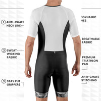Traje de Triatlón de Alto Rendimiento con Comodidad Elástica y Calidad Premium para Competencias de Larga Distancia
