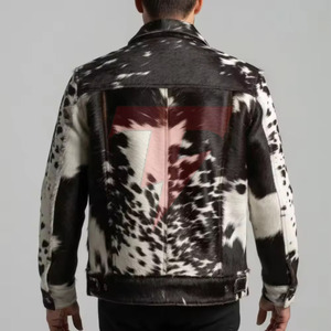 Fashion Hair On <b>Leather</b> <b>Jacket</b> For <b>Men</b> Premium Finish Durable Material Custom Style Winter Clothing Collection Wear - Product Image 2