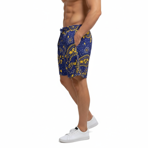 กางเกงวิ่งออกกำลังกายผู้ชายคุณภาพสูง OEM โลโก้สั่งทำ ระบายอากาศ แห้งเร็ว ยืดหยุ่นได้ พร้อมลายพิมพ์ - Product Image 3