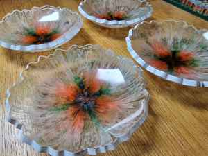 <b>Small</b> White epoxy resin Geode design <b>Bowl</b> handmade Decorative Serving <b>Bowl</b> - Product Image 2