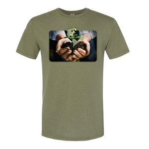 เสื้อยืดกราฟิกผ้าฝ้ายถัก 100% เทคโนโลยีขั้นสูง ระบายอากาศได้ดี แห้งเร็ว เป็นมิตรกับสิ่งแวดล้อม ซึมซับเหงื่อได้ดี เหมาะสำหรับใส่ในช่วงฤดูร้อน - Product Image 1