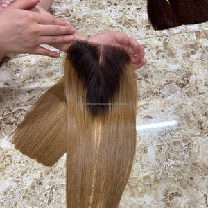 ผมตรงแบบขายส่ง ชุดผมต่อแบบเวียดนามแท้ พร้อมชุดวิกผมมนุษย์แบบมีเชือกผูกด้านหน้า - Product Image 2