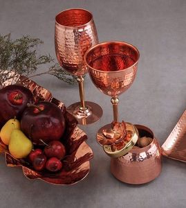 Gobelets en cuivre très demandés, durables, en métal, pour l'eau, les jus, les cocktails, réutilisables, écologiques, pour la cuisine, le bar. - Product Image 4