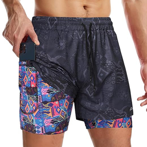 Shorts Deportivos 2 en 1 para Hombre, Compresión y Secado Rápido, para Gimnasio y Fitness, Suministro de Fabricante OEM, Venta al Por Mayor - Product Image 1