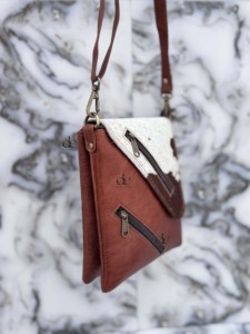 Bolso bandolera de piel de vaca con pelo en la piel, multiusos, recién llegado, bolsos elegantes, bolso de lujo de cuero genuino Unisex para usos de mujer - Product Image 2