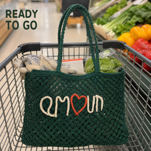 Handmade Crochet Cotton Rope Tote <b>Bag</b> | Handwoven Boho Shoulder <b>Bag</b> for Women Long Handle Beach Shopping Reusable Carry <b>Bag</b> OEM - Product Image 4