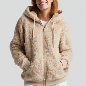 Chaqueta Sherpa para Hombre, Sudadera con Capucha y Cierre, Forro Polar Grueso, Chaqueta Sherpa con Capucha para Invierno, Suave y Sólida, con Bolsillo - Product Image 5