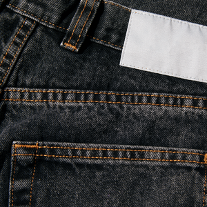 Pantalones Vaqueros de Mezclilla para Hombre, Corte Recto, Cintura Alta, 100% Algodón, Lavados, de Alta Calidad, Marca ZY, Personalizables con Bordado - Product Image 4