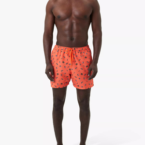 Short de bain pour homme à imprimé pieuvre verte, séchage rapide, avec cordon de serrage et taille élastique, tenue de plage décontractée - Product Image 6