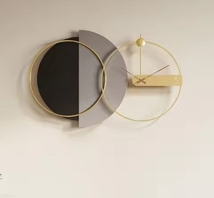 <b>Modern</b> Classic Metal <b>Wall</b> <b>Clock</b> for Living Room Wedding Gift-Silent Quartz Movement Durable Build & Timeless Design - Product Image 1
