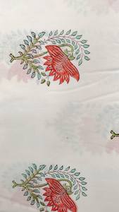 Tissu respirant 100 % coton imprimé à la main, motif floral léger, pour la couture de vêtements pour filles, vendu au mètre, prix de gros - Meilleures ventes - Product Image 2