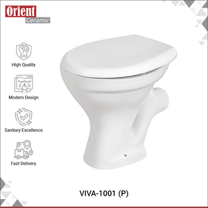 WC en céramique à poser au sol, largement utilisé, pour usage en salle de bain, vendu en gros par un exportateur - Product Image 2