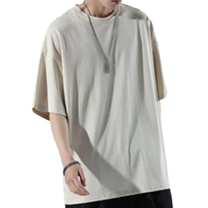 Camiseta de Hombre de Alta Calidad, 100% Algodón, Color Sólido, Personalizable, Tejido de Punto Transpirable, Tallas Grandes Disponibles a Bajo Precio - Product Image 2