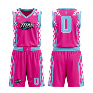 Conjunto de Uniforme de Baloncesto Ligero con Costuras Reforzadas Diseñado para una Mayor Movilidad del Jugador - Product Image 1