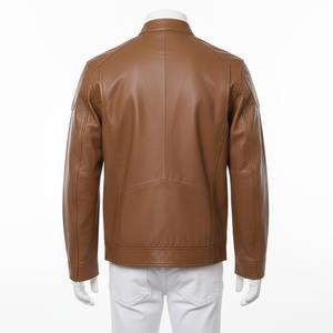 Veste en cuir de haute qualité pour homme, style tendance, en cuir de vachette 100% authentique, vente flash - Product Image 4