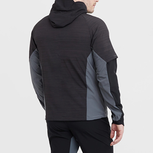 2026 <b>Men's</b> <b>Lightweight</b> Winter Stand Collar Front Logo Custom Made Softshell <b>Jacket</b> Factory Wholesale Price - Product Image 3