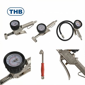 Inflador de Neumáticos con Cuerpo de Aleación de Aluminio y 3 Funciones - Ligero para Gasolineras y Talleres de Reparación - Product Image 5