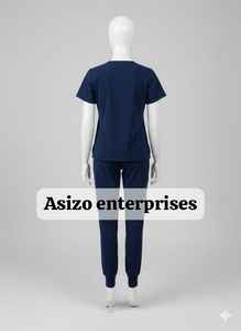 Uniformes médicaux d'hôpital en gros pour médecins et infirmières, uniformes de travail unisexes en molleton de rayonne - Product Image 5