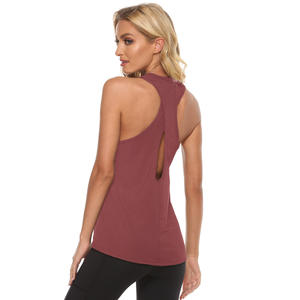 Women's Loose Fit Yoga Sleeveless Tank <b>Top</b> Breathable <b>Mesh</b> Quick Dry Workout <b>Top</b> with Side Slit & Curved Hem,Moisture Wicking - Product Image 6