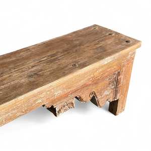 Bancos de Madera Estilo Vintage de la India, Banco de Madera Resistente para el Hogar, Decoración Vintage Combinable - MOQ 1 Contenedor Únicamente - Product Image 5