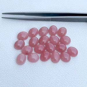 Cuarzo Guayaba Natural Listo para Enviar, Cabujón Ovalado Liso de 10x14mm, Excelente Gema Suelta para Joyería de Proveedor Indio - Product Image 1