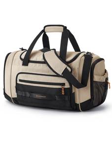 Sac de voyage en cuir pour week-end, grande capacité, fermeture à glissière, sangle réglable, unisexe, marron - Product Image 4