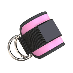 Attelles de cheville réglables en néoprène avec sangle de compression à anneau en D et fermeture auto-agrippante pour le sport - Product Image 3
