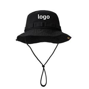 Sombrero de Pescador Ajustable con Logotipo Personalizado de Alta Calidad, Ligero, Transpirable, 100% Algodón, Unisex, para Viajes, Fiestas y Actividades al Aire Libre, con Ala Ancha, 2025 - Product Image 5