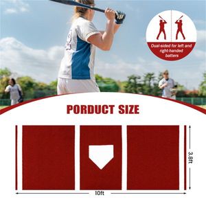 Tappetino da lancio per softball 3x1 metri con erba sintetica, attrezzatura per allenamento indoor e outdoor per la pratica del lancio, attrezzatura da softball - Product Image 4