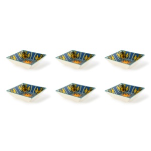 Assiette en céramique Excelsa Trinacria Roumanie Modèle 67734 17,5x5 cm Multicolore Carrée - Product Image 4