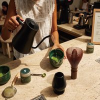 Fouet à matcha (Chasen) en résine écologique de fabrication japonaise avec support – Prix de gros pour débutants, enfants, seniors et cafés
